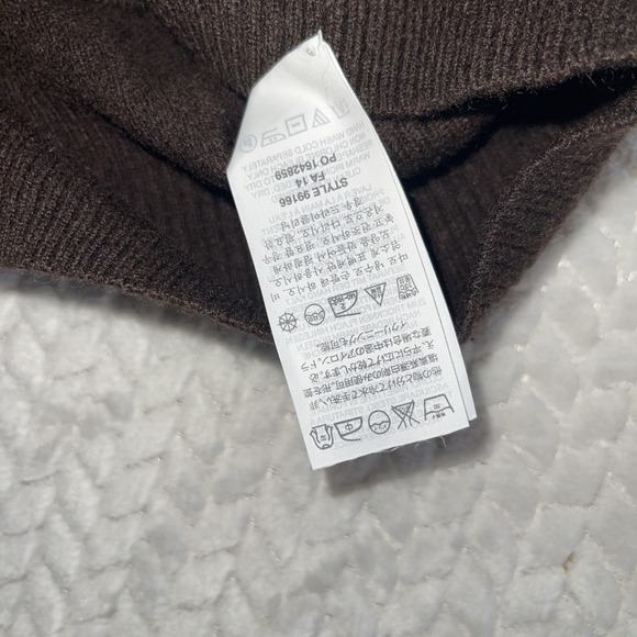 J Crew Women's Sweater Brown Italian Cashmere Turtleneck XXS - Picture 8 of 11